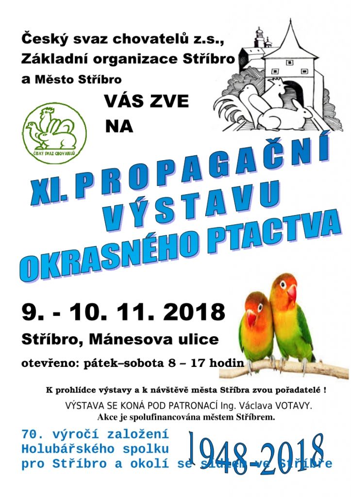 XI. propagační výstava okrasného ptactva