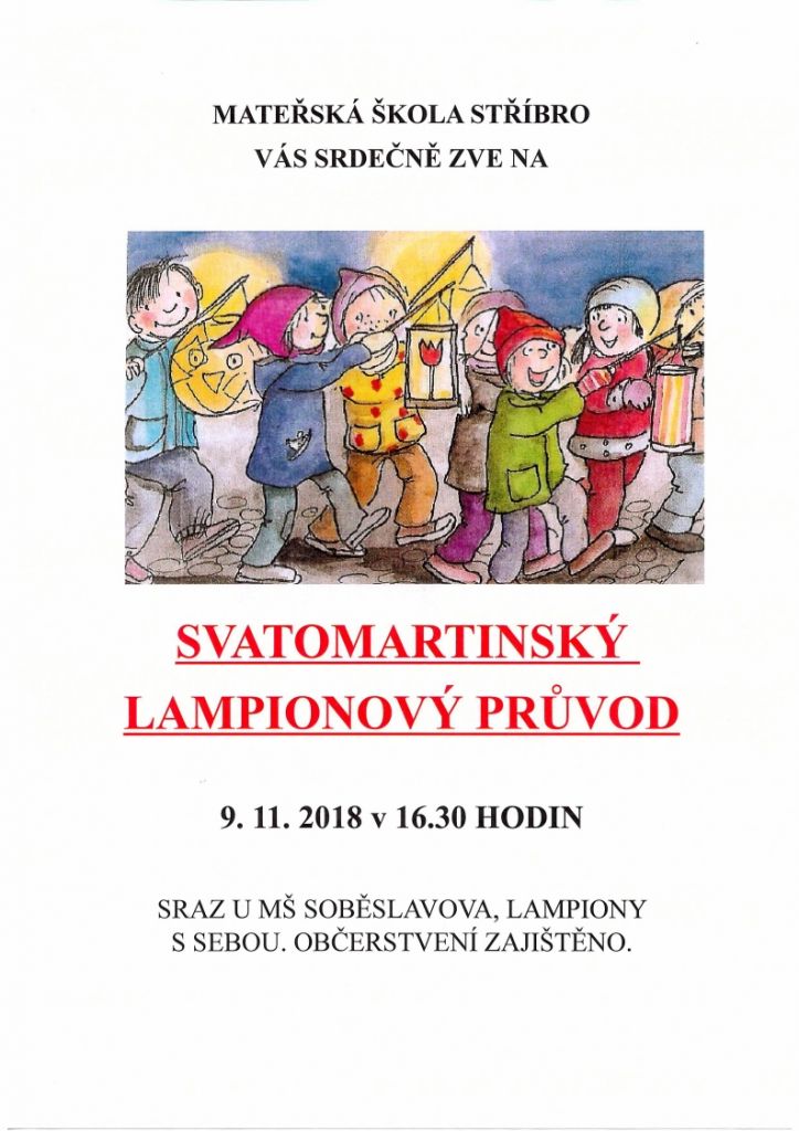 Svatomartinský lampionový průvod
