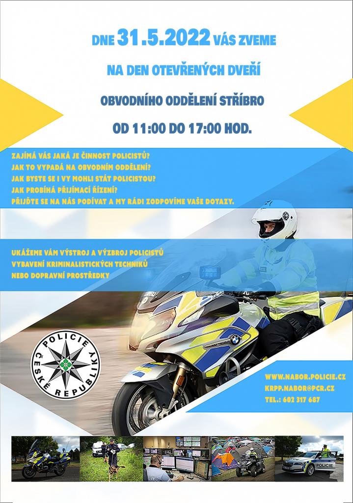 Den otevřených dveří obvodního oddělení Stříbro