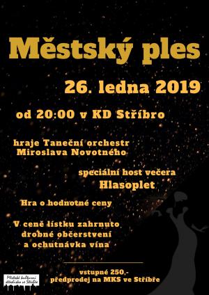 Městský ples 26. ledna 2019